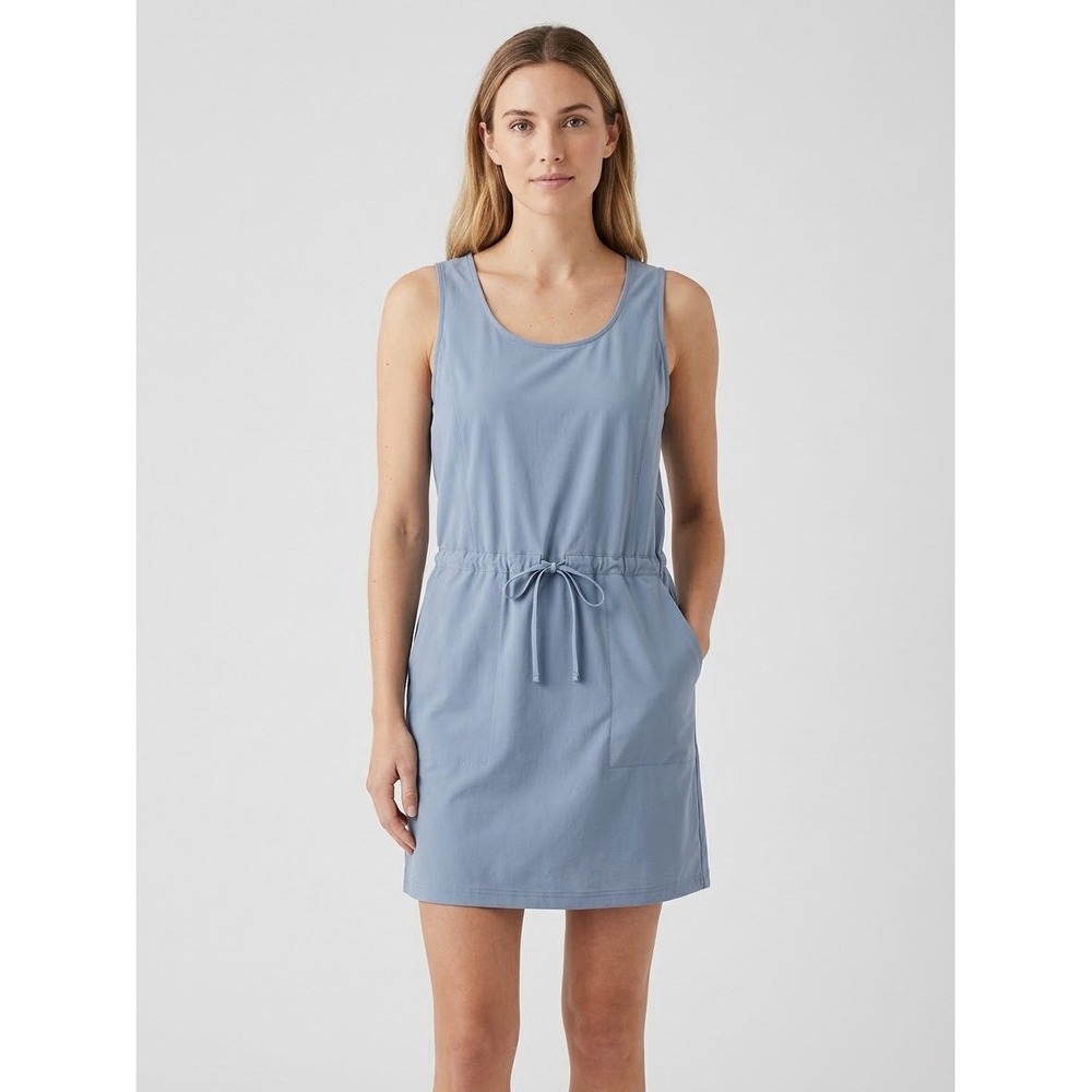 Patagonia Fleetwith Dress Womens M Blue Gorpcore Athleisure Coastal Travel